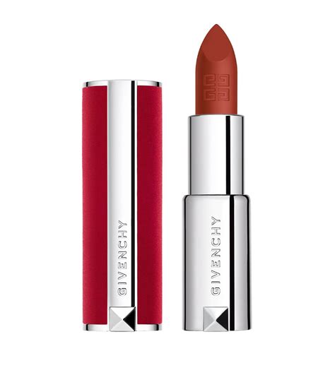 givenchy bright crimson red|givenchy deep velvet lipstick.